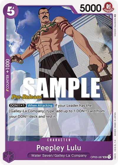 Peepley Lulu - (OP03-067) - Pillars of Strength Pre-Release Cards - (Uncommon)