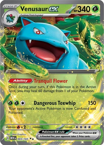Venusaur ex - (003/165) - SV: Scarlet & Violet 151 - (Double Rare)