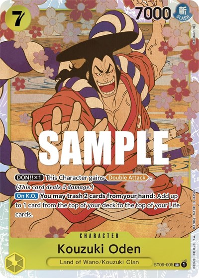 Kouzuki Oden - (ST09-005) - Starter Deck 9: Yamato - (Super Rare)