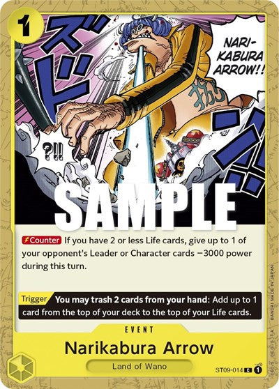 Narikabura Arrow - (ST09-014) - Starter Deck 9: Yamato - (Common)