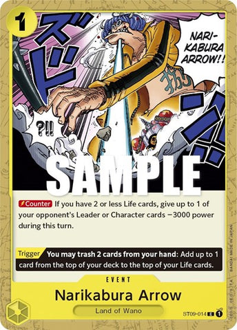 Narikabura Arrow - (ST09-014) - Starter Deck 9: Yamato - (Common)