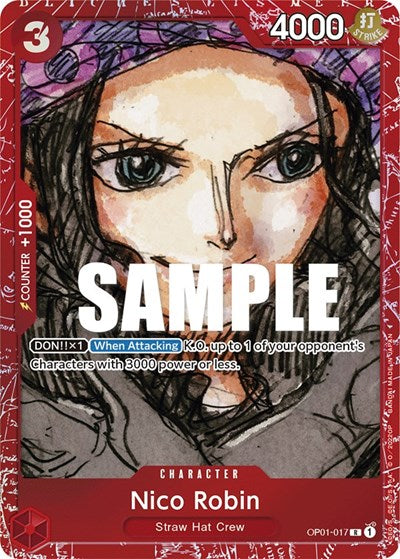Nico Robin (Premium Card Collection -ONE PIECE FILM RED Edition-) - (OP01-017) - One Piece Promotion Cards - (Rare)