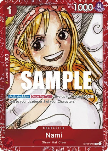 Nami (Premium Card Collection -ONE PIECE FILM RED Edition-) - (ST01-007) - One Piece Promotion Cards - (Common)
