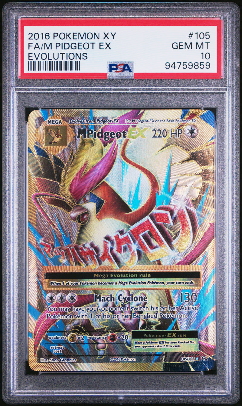 PSA 10 - Evolutions - M Pidgeot Ex