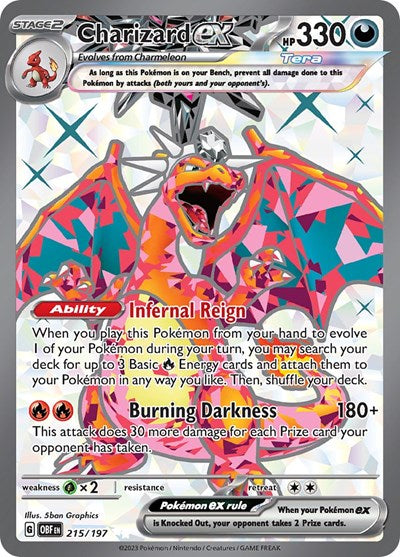 Charizard ex - (215/197) - SV03: Obsidian Flames - (Ultra Rare)