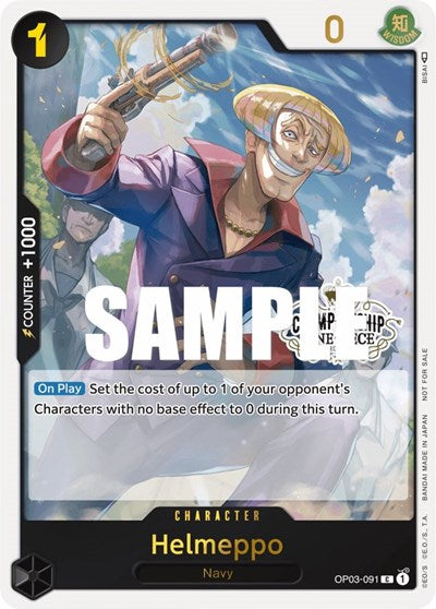 Helmeppo (Store Championship Participation Pack Vol. 2) - (OP03-091) - One Piece Promotion Cards - (Promo)