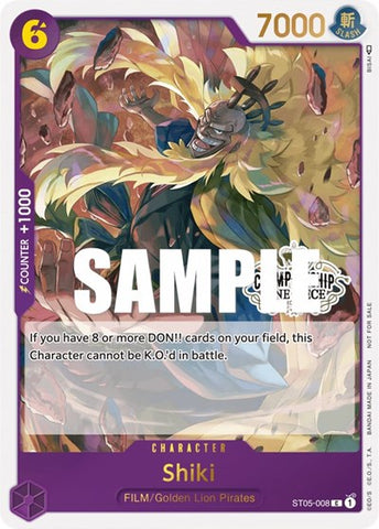 Shiki (Store Championship Participation Pack Vol. 2) - (ST05-008) - One Piece Promotion Cards - (Promo)