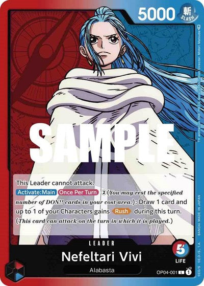 Nefeltari Vivi - (OP04-001) - Kingdoms of Intrigue - (Leader)