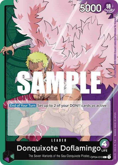 Donquixote Doflamingo - (OP04-019) - Kingdoms of Intrigue - (Leader)