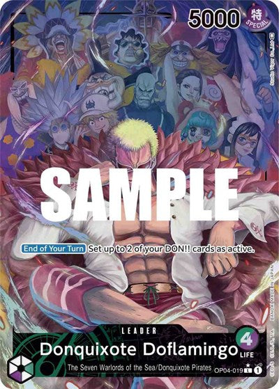 Donquixote Doflamingo - (OP04-019) - Kingdoms of Intrigue - (Leader)