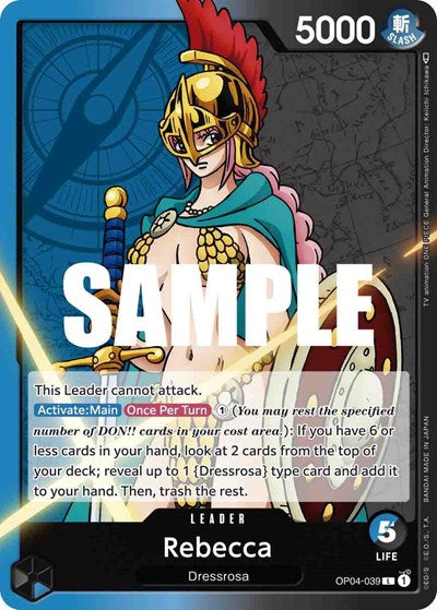 Rebecca - (OP04-039) - Kingdoms of Intrigue - (Leader)