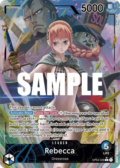 Rebecca - (OP04-039) - Kingdoms of Intrigue - (Leader)