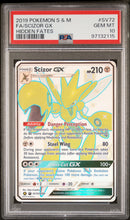 PSA 10 - Hidden Fates - Scizor Gx