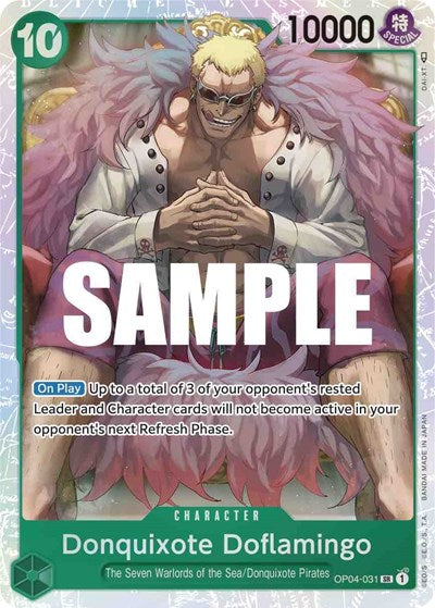 Donquixote Doflamingo - (OP04-031) - Kingdoms of Intrigue - (Super Rare)