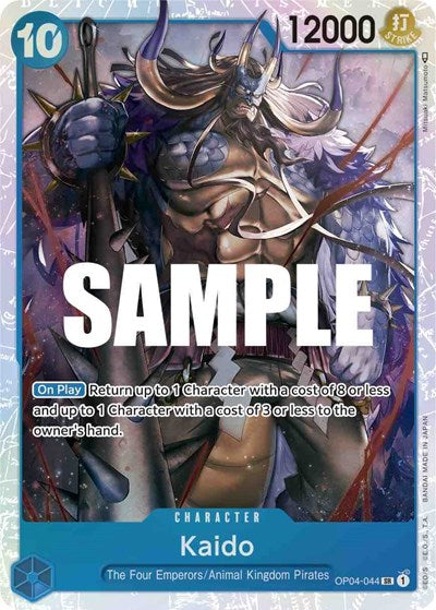 Kaido - (OP04-044) - Kingdoms of Intrigue - (Super Rare)