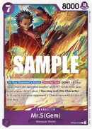 Mr.5 (Gem) - (OP04-072) - Kingdoms of Intrigue - (Rare)
