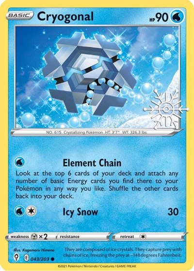Cryogonal (Holiday Calendar) - (043/203) - Miscellaneous Cards & Products - (Common)
