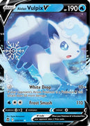 Alolan Vulpix V (033/195) (Holiday Calendar) [Sword & Shield: Silver Tempest]