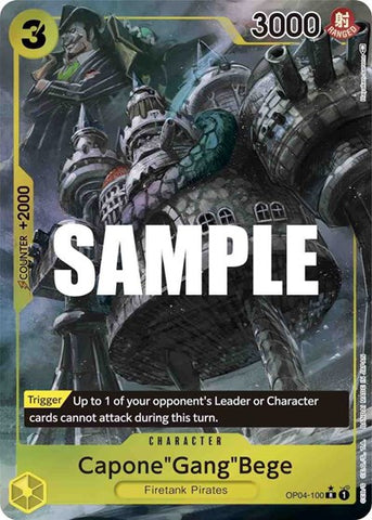Capone"Gang"Bege - (OP04-100) - Kingdoms of Intrigue - (Rare)
