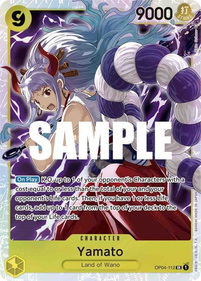 Yamato - (OP04-112) - Kingdoms of Intrigue - (Super Rare)