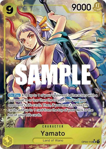 Yamato - (OP04-112) - Kingdoms of Intrigue - (Super Rare)