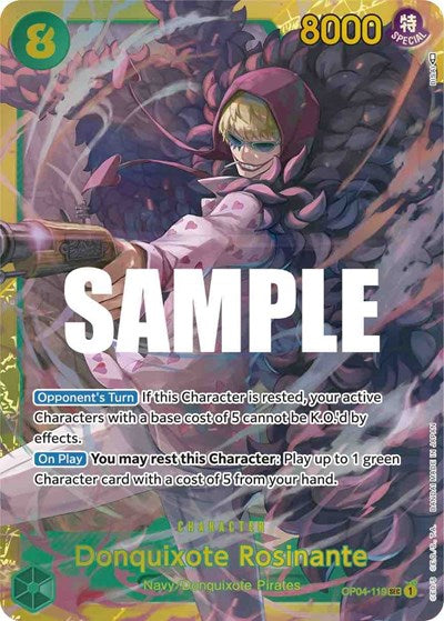 Donquixote Rosinante - (OP04-119) - Kingdoms of Intrigue - (Secret Rare)
