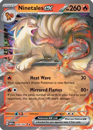 Ninetales ex (038/165) [Scarlet & Violet 151]