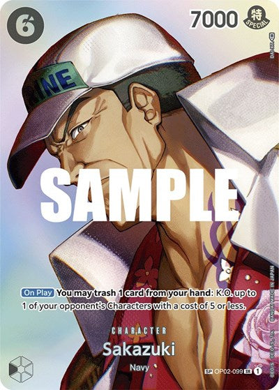 Sakazuki - (OP02-099) - Kingdoms of Intrigue - (Super Rare)