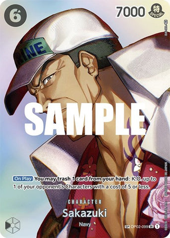 Sakazuki - (OP02-099) - Kingdoms of Intrigue - (Super Rare)