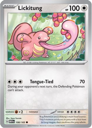 Lickitung (108/165) [Scarlet & Violet 151]
