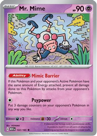 Mr. Mime (122/165) [Scarlet & Violet 151]