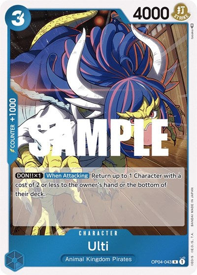 Ulti - (OP04-043) - Kingdoms of Intrigue - (Rare)