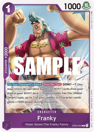 Franky - (OP04-063) - Kingdoms of Intrigue - (Rare)