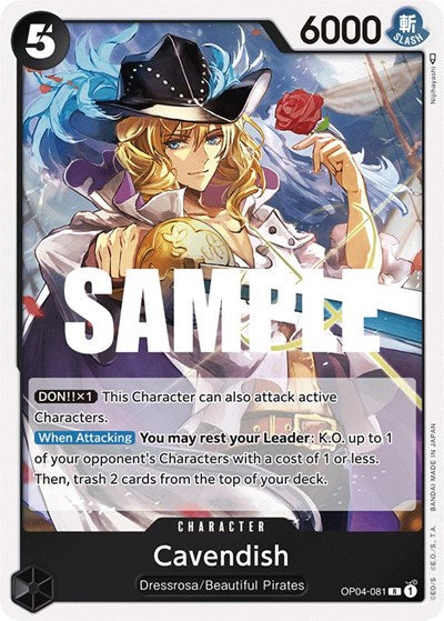 Cavendish - (OP04-081) - Kingdoms of Intrigue - (Rare)