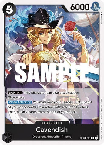 Cavendish - (OP04-081) - Kingdoms of Intrigue - (Rare)