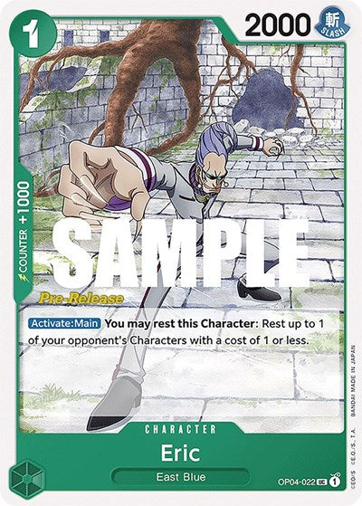 Eric - (OP04-022) - Kingdoms of Intrigue Pre-Release Cards - (Uncommon)