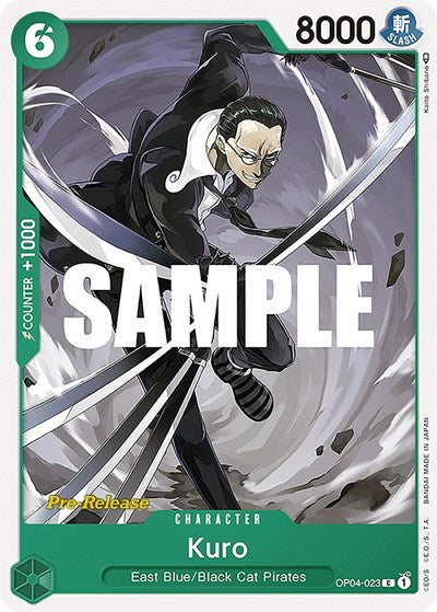 Kuro - (OP04-023) - Kingdoms of Intrigue Pre-Release Cards - (Common)