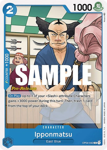 Ipponmatsu - (OP04-042) - Kingdoms of Intrigue Pre-Release Cards - (Common)