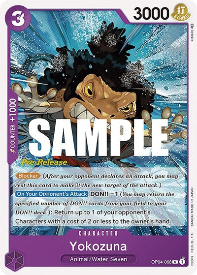 Yokozuna - (OP04-068) - Kingdoms of Intrigue Pre-Release Cards - (Common)