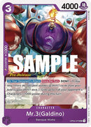 Mr.3 (Galdino) - (OP04-070) - Kingdoms of Intrigue Pre-Release Cards - (Uncommon)