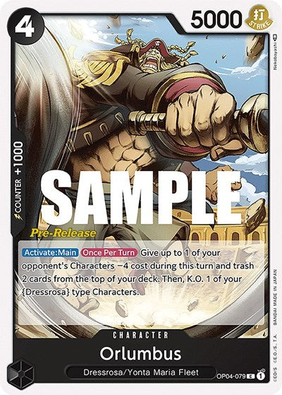 Orlumbus - (OP04-079) - Kingdoms of Intrigue Pre-Release Cards - (Common)
