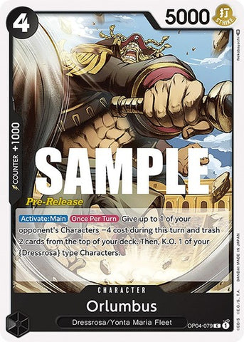 Orlumbus - (OP04-079) - Kingdoms of Intrigue Pre-Release Cards - (Common)