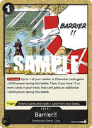Barrier!! - (OP04-095) - Kingdoms of Intrigue Pre-Release Cards - (Common)