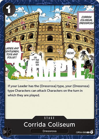Corrida Coliseum - (OP04-096) - Kingdoms of Intrigue Pre-Release Cards - (Common)