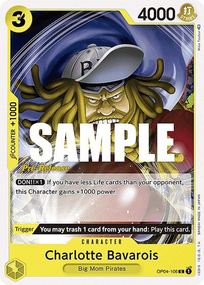 Charlotte Bavarois - (OP04-106) - Kingdoms of Intrigue Pre-Release Cards - (Common)