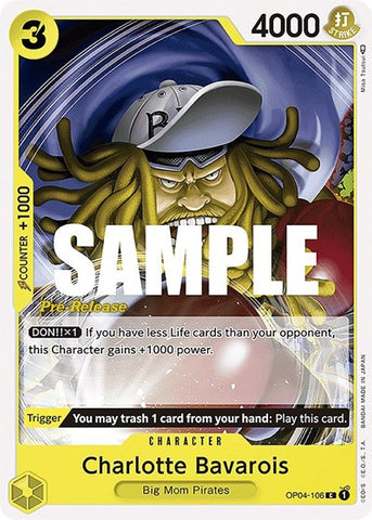 Charlotte Bavarois - (OP04-106) - Kingdoms of Intrigue Pre-Release Cards - (Common)