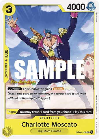 Charlotte Moscato - (OP04-108) - Kingdoms of Intrigue Pre-Release Cards - (Uncommon)