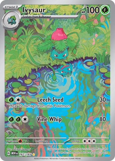 Ivysaur - (167/165) - SV: Scarlet & Violet 151 - (Illustration Rare)
