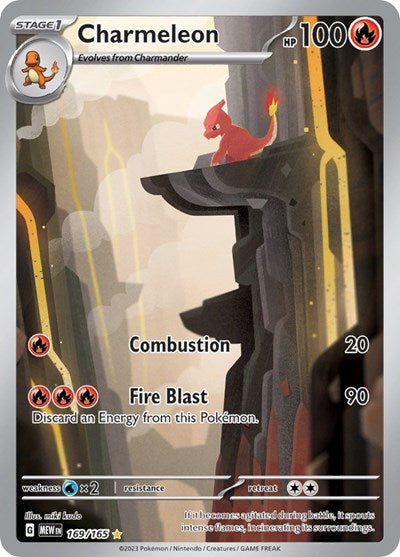 Charmeleon - (169/165) - SV: Scarlet & Violet 151 - (Illustration Rare)