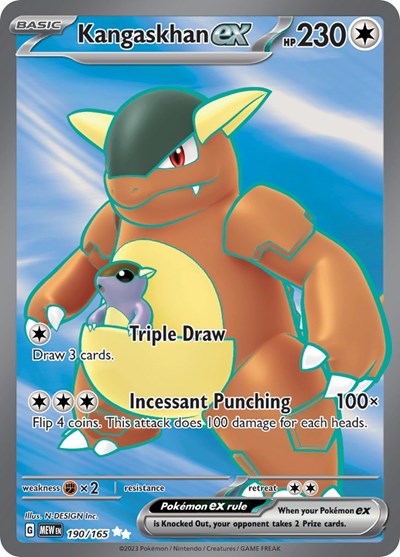 Kangaskhan ex - (190/165) - SV: Scarlet & Violet 151 - (Ultra Rare)